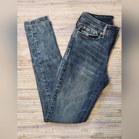 Levi Signature Strauss Modern Skinny Size 2/26 - Picture 3 of 6